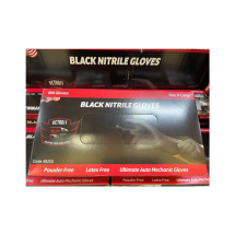Nitrile Gloves Black - Large (100)