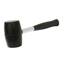 16oz Rubber Mallet with Metal Handle