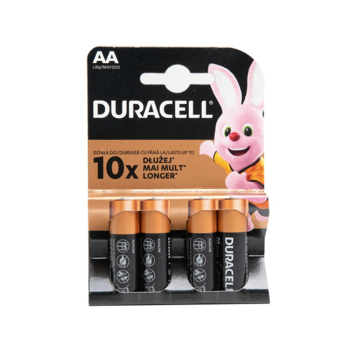 Duracell Battery Plus Power - 1.5V - AA (4)