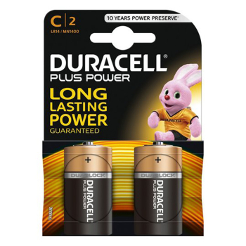 Duracell Battery Plus Power - 1.5V - C (2)