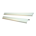 D Moulding - White 2.5m D Moulding - White 2.5m