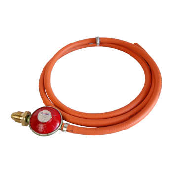 Propane Regulator & 2m Hose and Clips Kit Propane Regulator & 2m Hose and Clips Kit