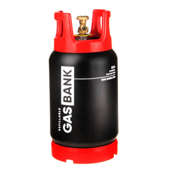 GasBank Single Slim 5Kg LPG Refillable C/W UK Adaptor