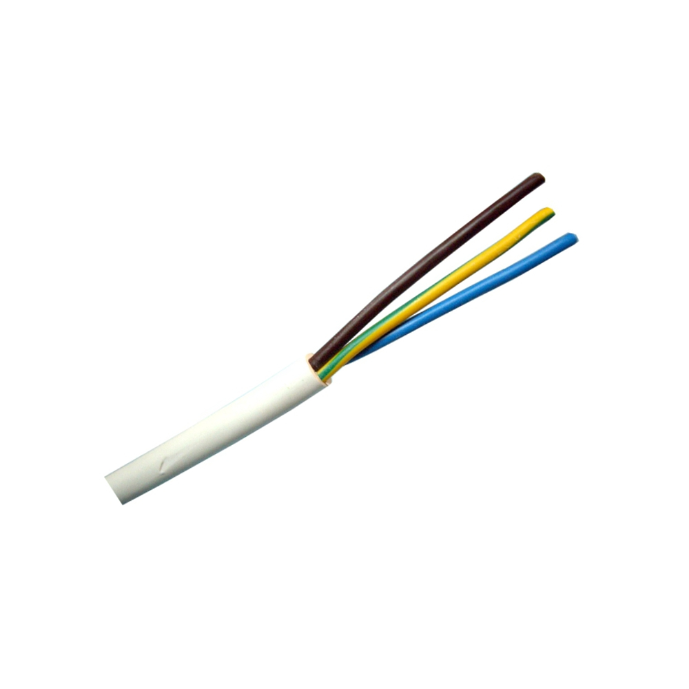 Electrical Cables Cable 1.5mm Mains - White 100m - Leisure Plus