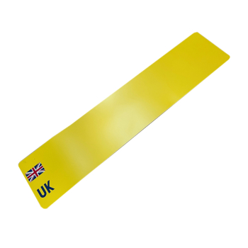 Number Plate Yellow Panels - GB