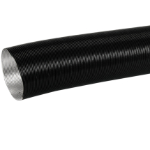 Plastic 65mm Ducting Hose Black (1m Length)