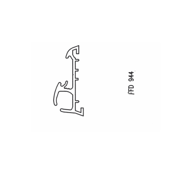 Lunar Square Awning Mould Rail Lunar Square Awning Mould Rail