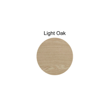 14mm Self Adhesive Screw Caps - Light Oak